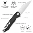TRIVISA Lynx Linerlock Black TVTY02G14