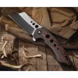 TRIVISA Mensae Linerlock Black-Red TVTY04RB154G