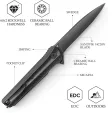 TRIVISA Seagull Linerlock Black TVTY28BM14