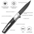 TRIVISA Leominor Linerlock Black TVXW01BKG
