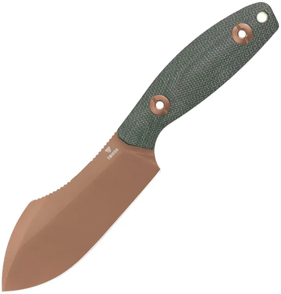 TRIVISA Pumpkin Fixed Blade Green TVYD03GM14