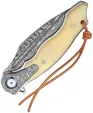 TRIVISA Lepus-02 Linerlock Damascus TVYZ03WBD TRIVISA Lepus-02 Linerlock Damascus TVYZ03WBD