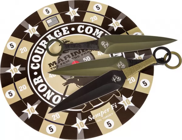 United Cutlery USMC Throwing Set knives UC3164