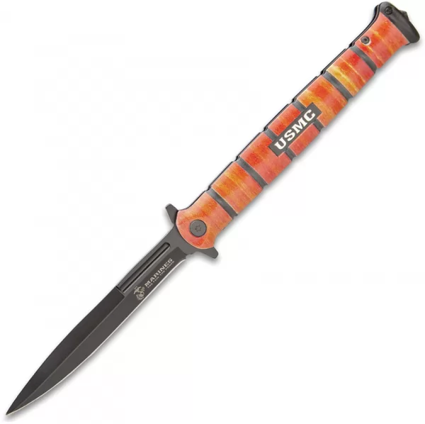 United Cutlery USMC Stiletto Linerlock A-O knives UC3405