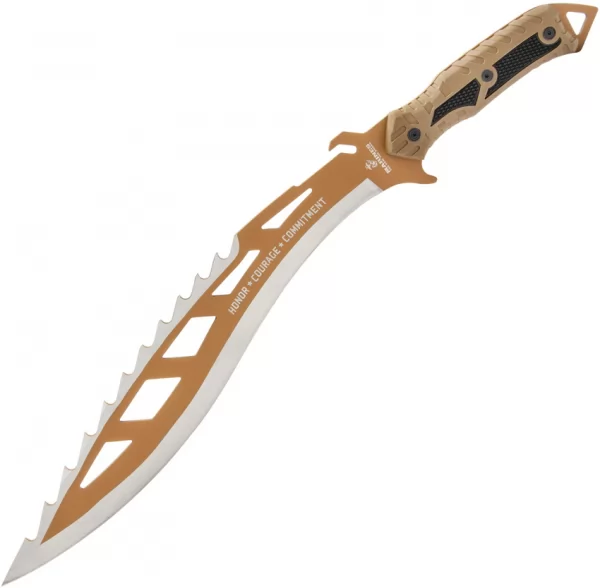 United Cutlery USMC Desert Ops Sawback Kukri knives UC3506