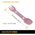 UCO Eco Utility Spork Grn-Lav outdoor products UCO00049