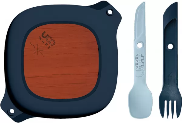 UCO Bamboo Mess Kit 5pc Blue outdoor products UCO00306