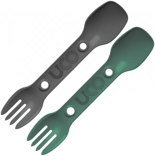 UCO Two Pack Utility Spork Green outdoor products UCO00326