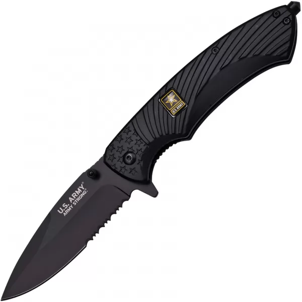 US Army Linerlock A-O Black USAA1025BS