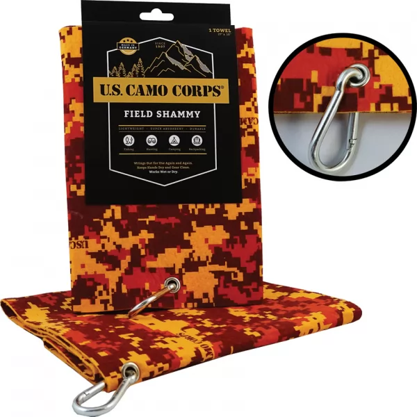US Camo Corps Camo Jumbo Shammy Orange USC30972