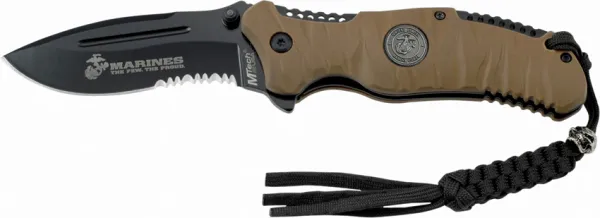 USMC Reaper Linerlock Tan knives USM1020BT