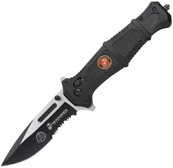 USMC Rapid Lock Black knives USM3010BK