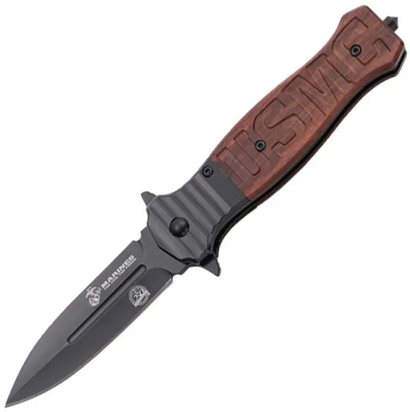 USMC Linerlock Wood knives USM3011WD