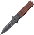USMC Linerlock Wood - USM3011WD
