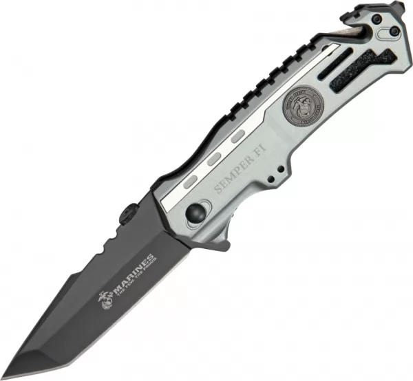 USMC Rescue A-O Black knives USMA1002TP