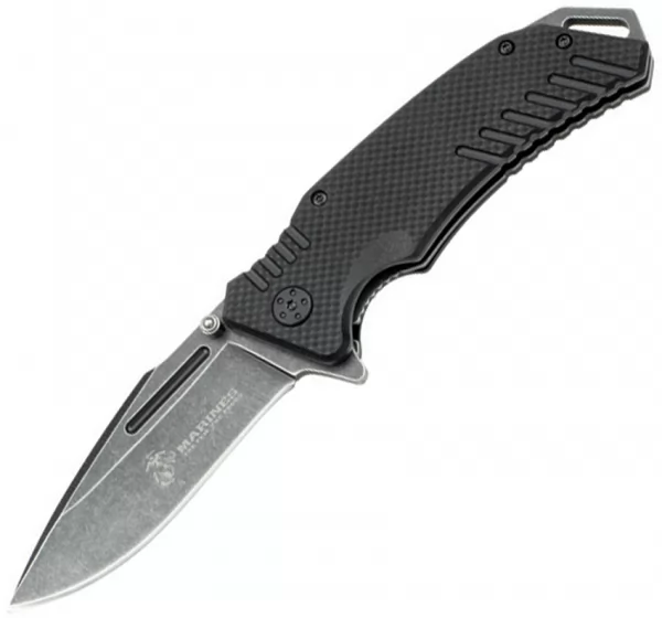 USMC Guardsman Linerlock A-O knives USMA1036BK