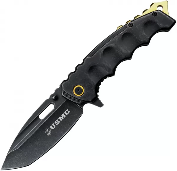 USMC Framelock A-O Gold knives USMA1066GSW