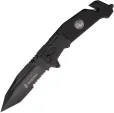 USMC Linerlock A/O Black - USMA3003BK