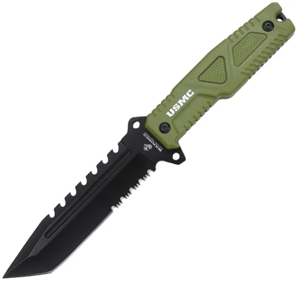 USMC Fixed Blade Green knives USMFIX3003GN
