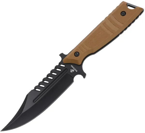 USMC Fixed Blade Tan knives USMFIX3004TN
