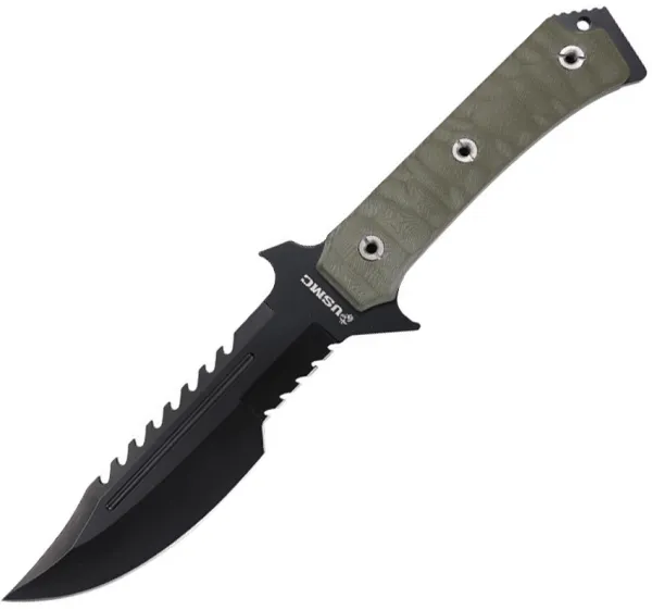USMC Fixed Blade Green knives USMFIX3006GN