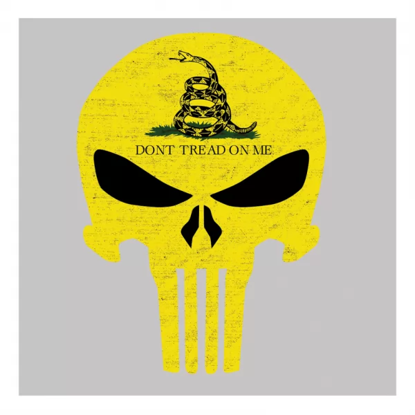 United States Tactical Sticker DTOM Skull USTBS754