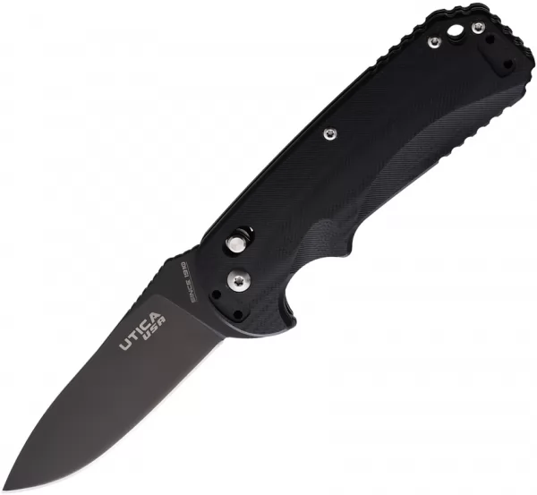 Utica Axis Lock Black G10 knives UTK11UTKF4