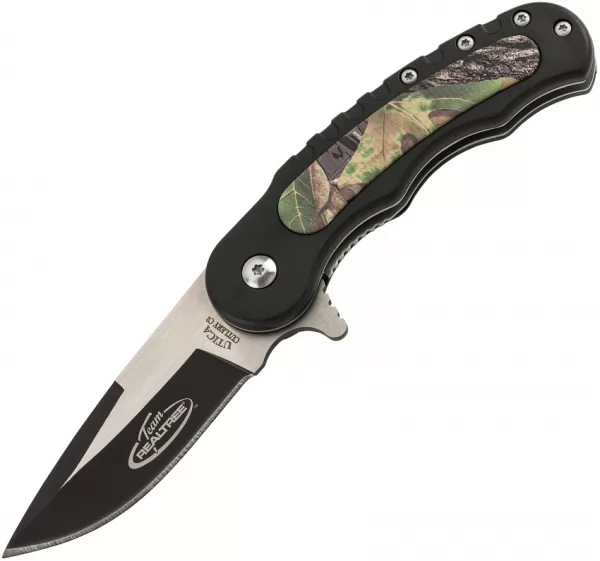 Utica Crush Big Buck Down A-O knives UTK91RT903CP