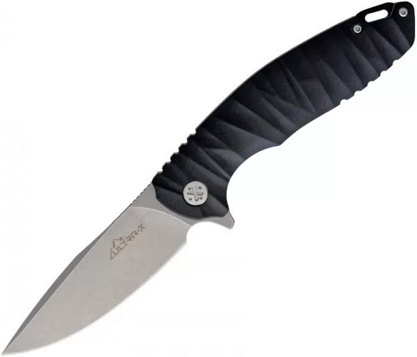 Ultra-X Ripple Linerlock Black UXHK214H