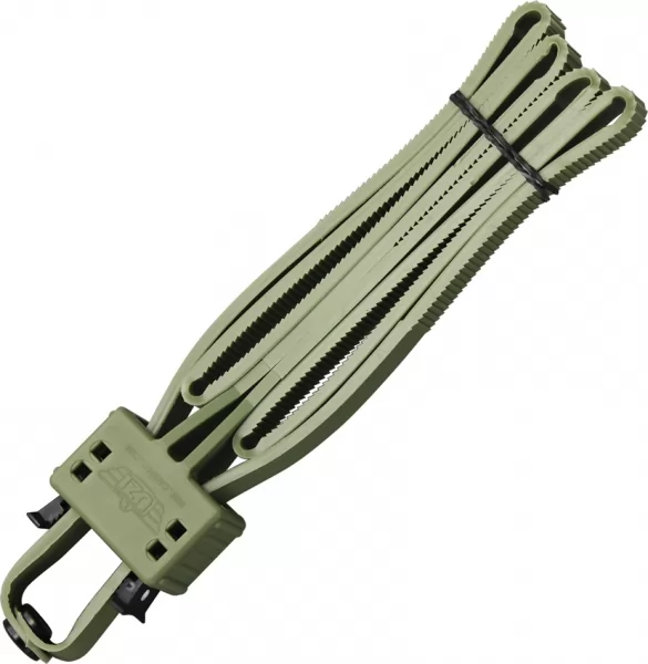 Uzi Disposable Flex Cuffs OD Green knives UZIFLXCGR