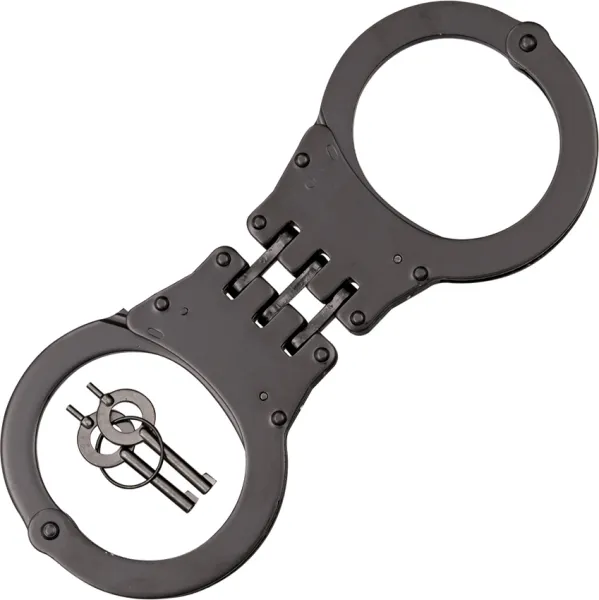 Uzi Hinged Cuffs Black knives UZIHCHB