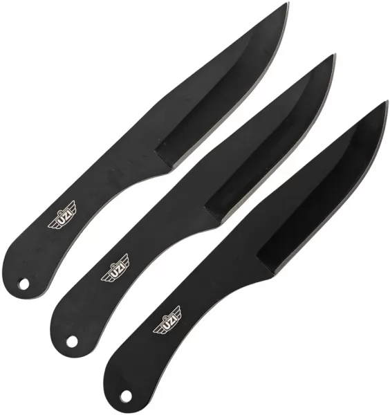 Uzi Three Piece Throwing Knife Set knives UZKTRW004