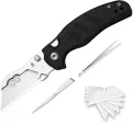 Kizer Cutlery C01C Uti 1 Button Lock Black - V348829JSA3