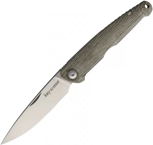 Viper Key Slip Joint Green Micarta V5976CV