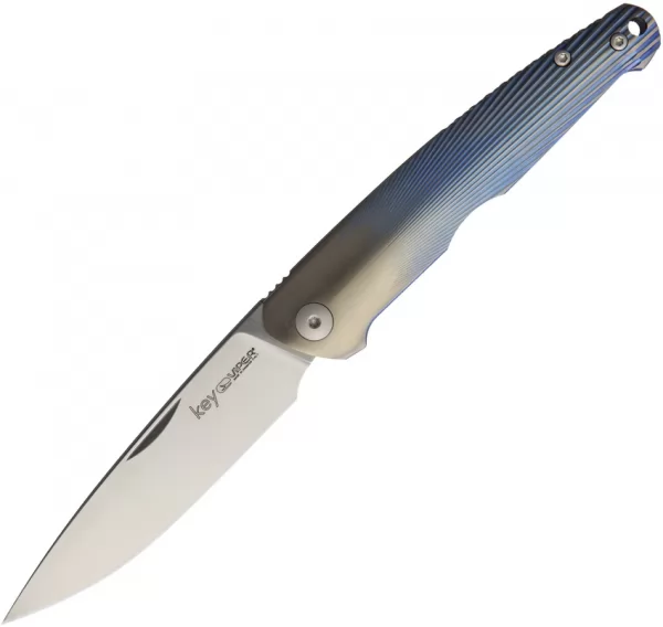 Viper Key Slip Joint Blue Titanium V5976D3BL