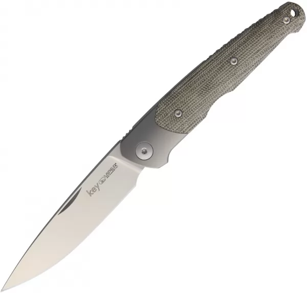 Viper Key Slip Joint Green Micarta V5978CV