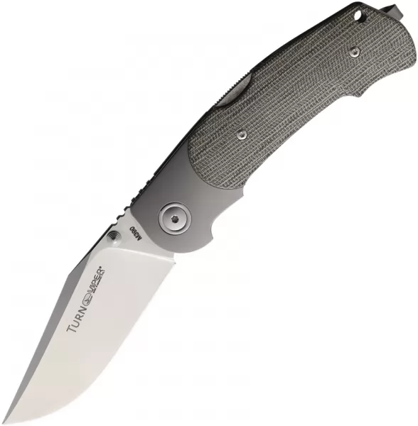 Viper TURN Lockback Green Micarta V5986CG
