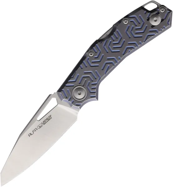 Viper Alfa Lockback Blue Ti V6020TI3DBL