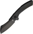 Vanguard Mini Cleaver Framelock Black - VANG014