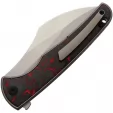 VDK Knives Vice Linerlock Red CF VDK034