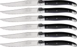 Andre Verdier Laguiole Steak Knife Set Black VER706NBBP