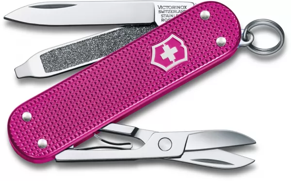 Victorinox Classic SD Alox Flamingo Party knives VN06221251G