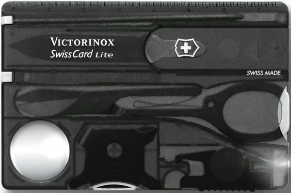 Victorinox Swiss Card Lite Black knives VN07333T3X3