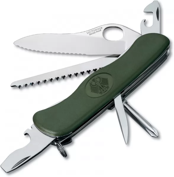 Victorinox One Hand Trekker Green knives VN08461MW4DEX1
