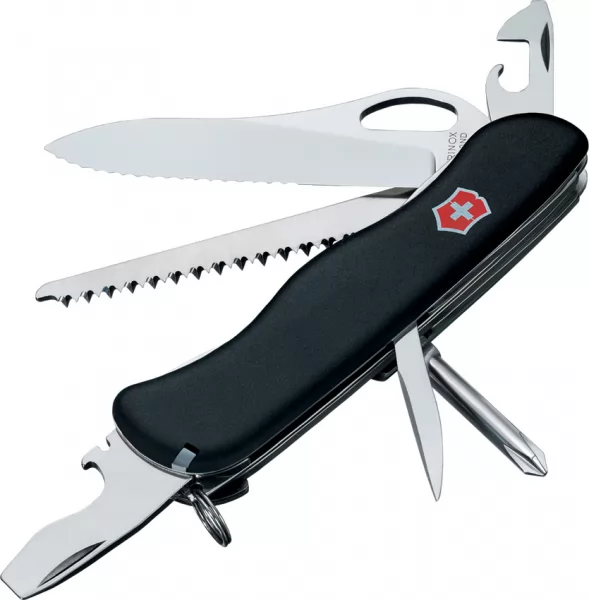 Victorinox One Hand Trekker Black knives VN08463MW3033X1