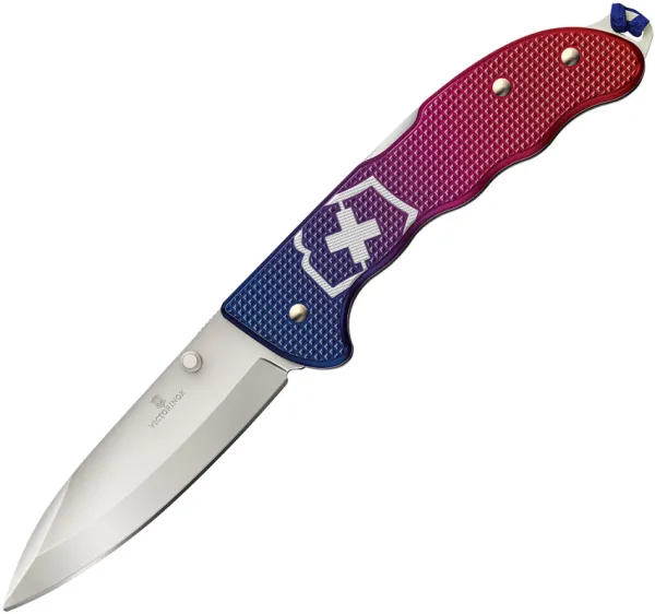 Victorinox Evoke Lockback Alox Red-Blue knives VN09411D221B1