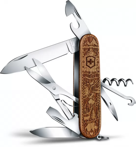 Victorinox Climber Wood Swiss Spirit knives VN1370163L21