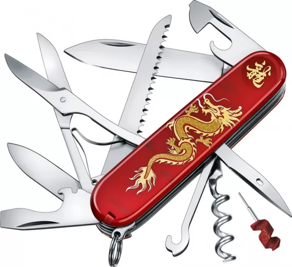 Victorinox Huntsman Yr of the Dragon 24 knives VN13714E13