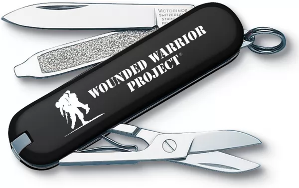 Victorinox Classic Black Wounded Warrior knives VN55070