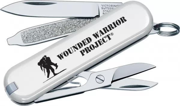 Victorinox Classic White Wounded Warrior knives VN55071